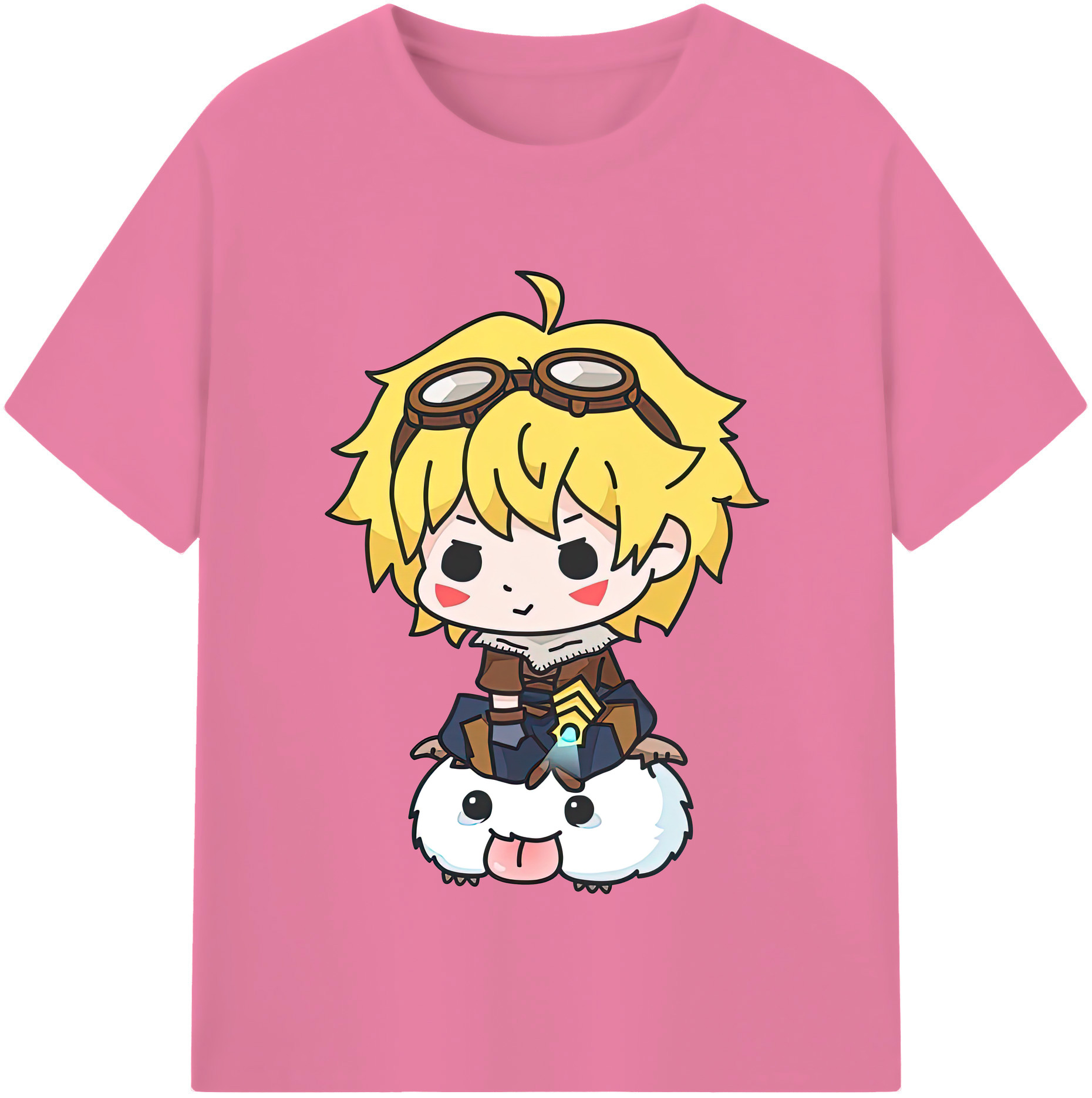 リーグ・オブ・レジェンド League of Legends LOL 綿100％半袖Tシャツ（フロントプリント）
